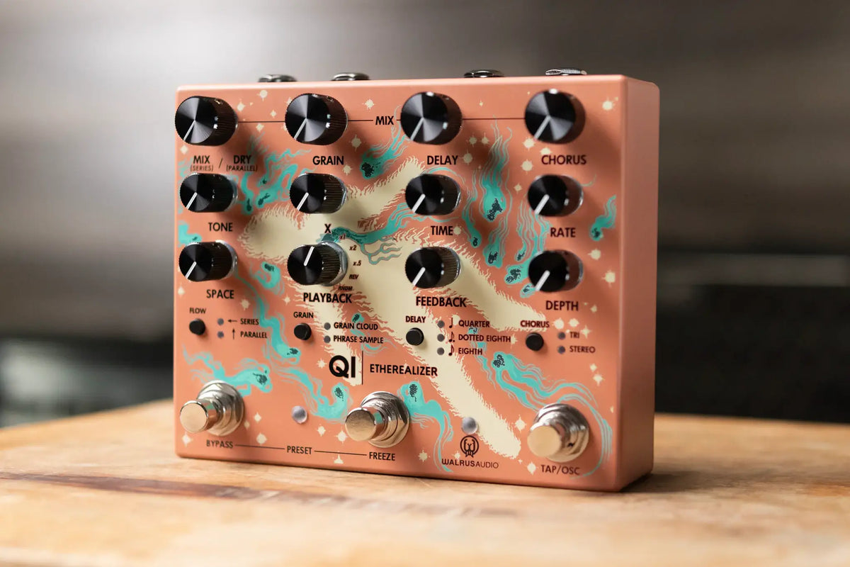 Walrus Audio Qi Etherealizer Pedal Terracotta 67a4c98636443