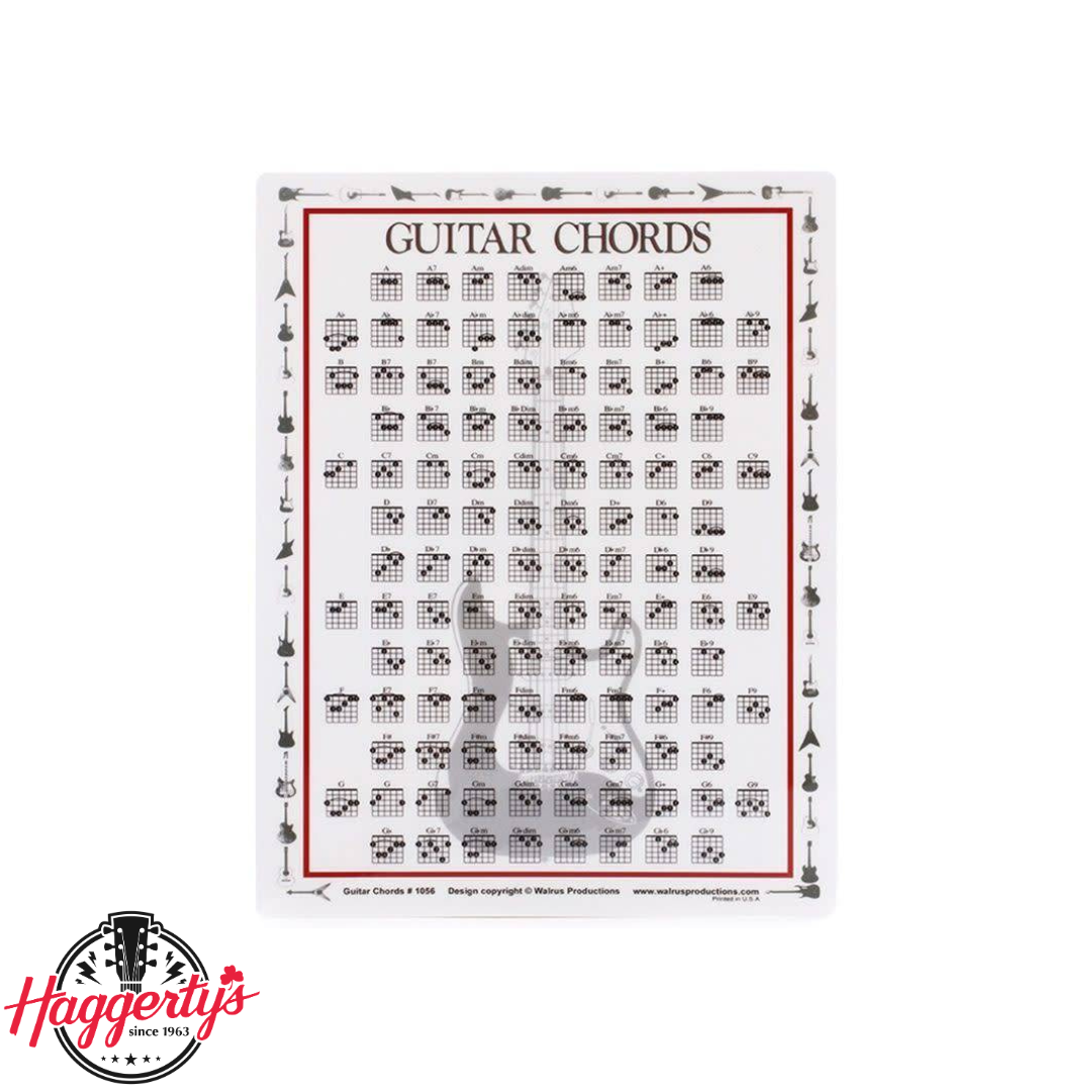 Walrus Products Guitar Chords Chart