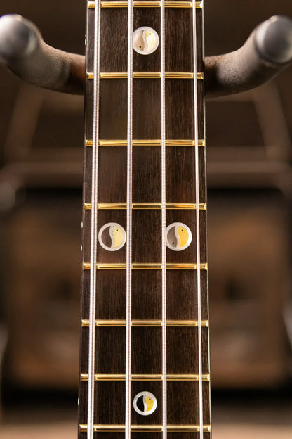 Warwick Limited Edition Masterbuilt Streamer Stage II NT Bass - Bleached Honey Sunset Burst with Gig Bag