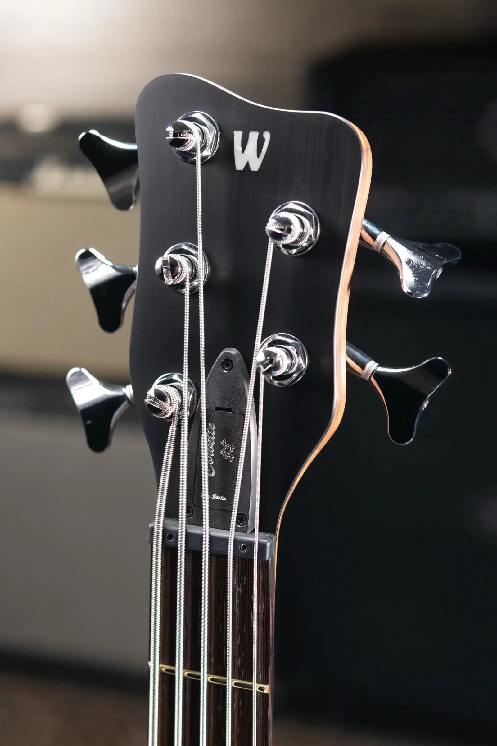 Warwick Pro Series Corvette $$ 5-String Electric Bass - Burgundy Red Transparent Satin with Gig Bag