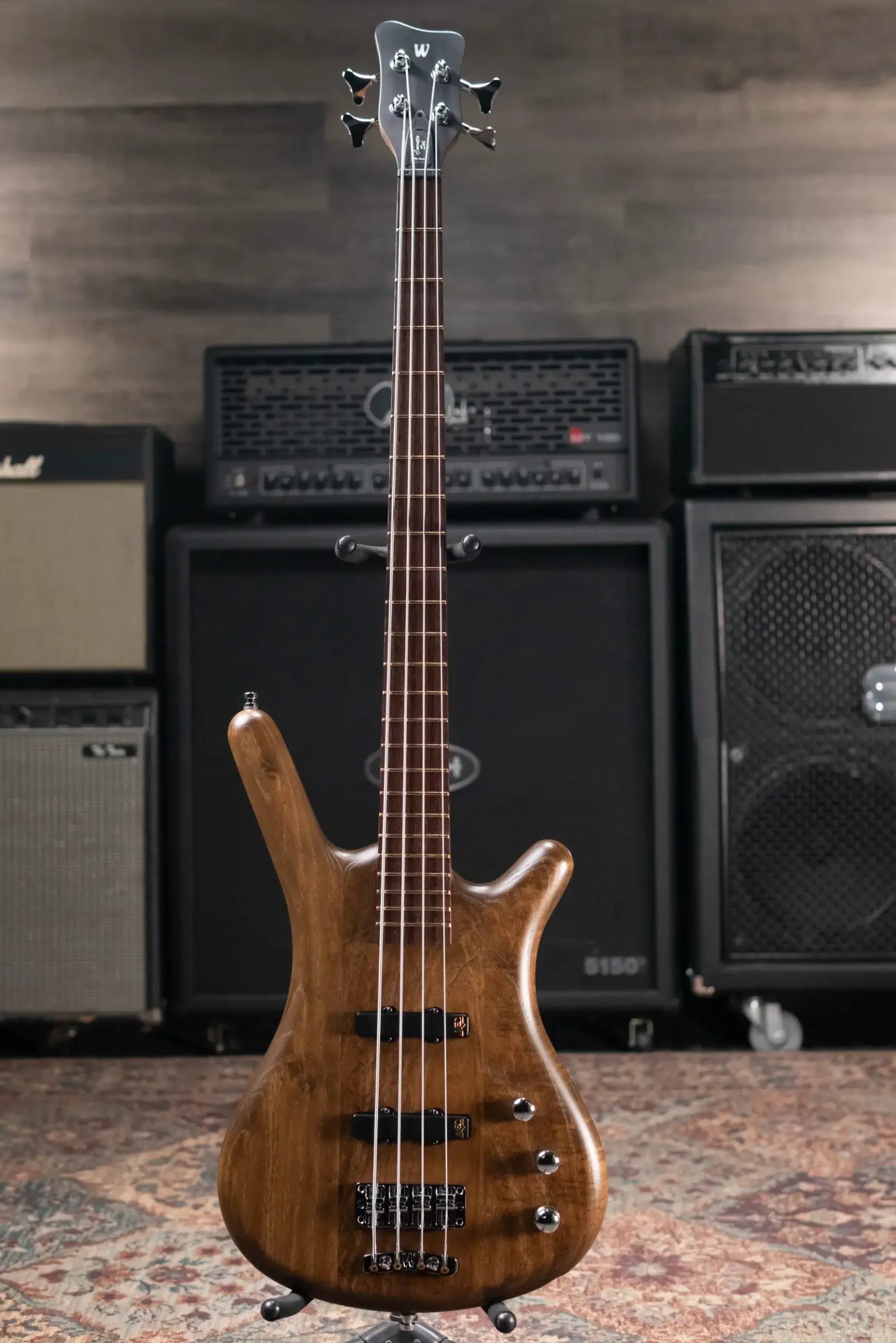 Warwick Pro Series Corvette Standard Electric Bass - Antique Tobacco Transparent Satin with Gig Bag