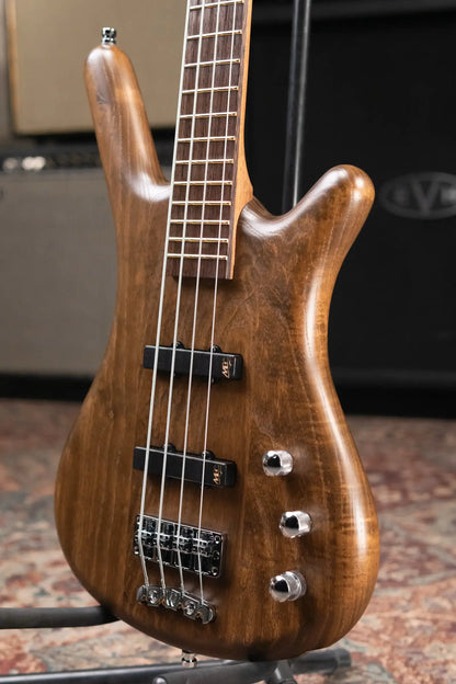 Warwick Pro Series Corvette Standard Electric Bass - Antique Tobacco Transparent Satin with Gig Bag