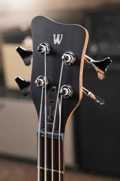 Warwick Pro Series Corvette Standard Electric Bass - Antique Tobacco Transparent Satin with Gig Bag