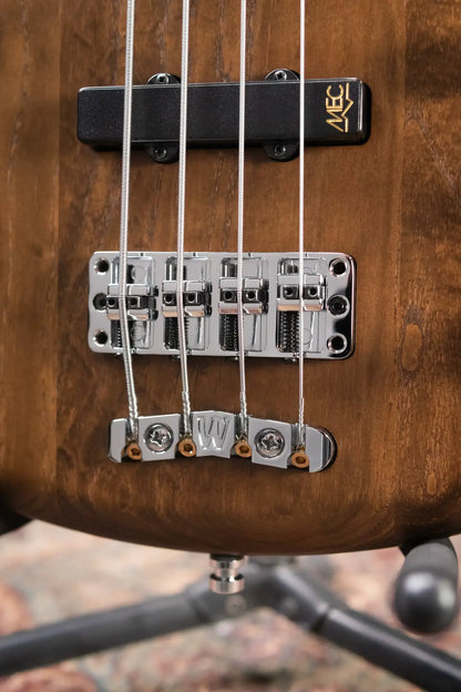 Warwick Pro Series Corvette Standard Electric Bass - Antique Tobacco Transparent Satin with Gig Bag