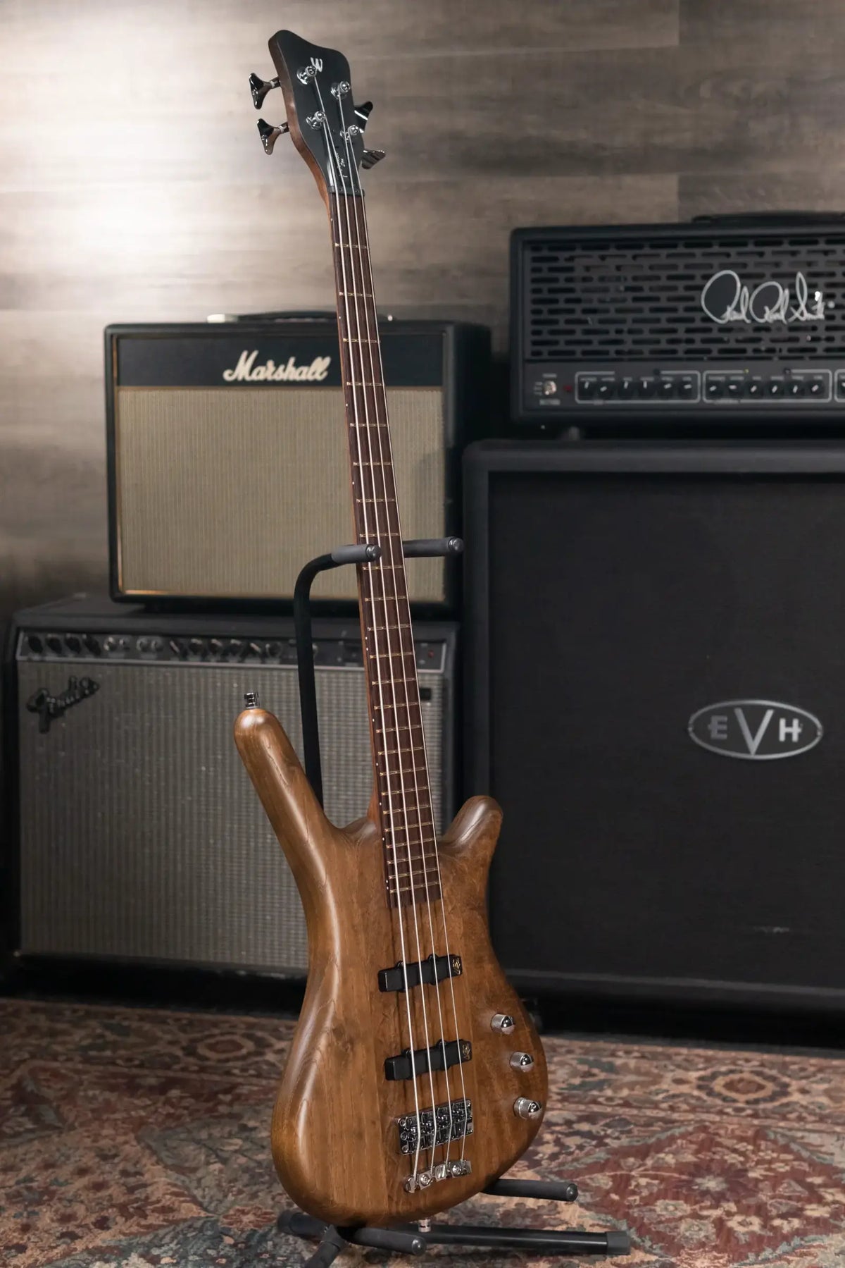 Warwick Pro Series Corvette Standard Electric Bass - Antique Tobacco Transparent Satin with Gig Bag