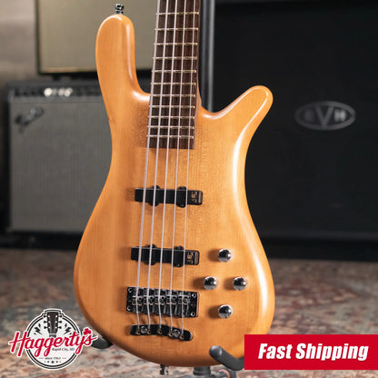 Warwick Pro Series Streamer LX 5-String Bass - Natural Transparent Satin with Gig Bag