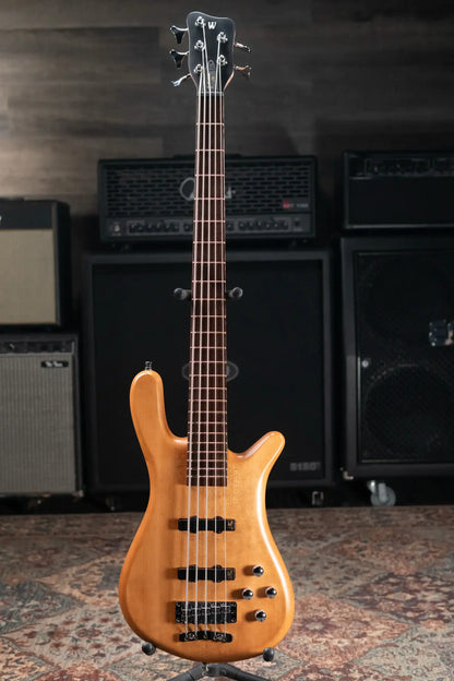 Warwick Pro Series Streamer LX 5-String Bass - Natural Transparent Satin with Gig Bag