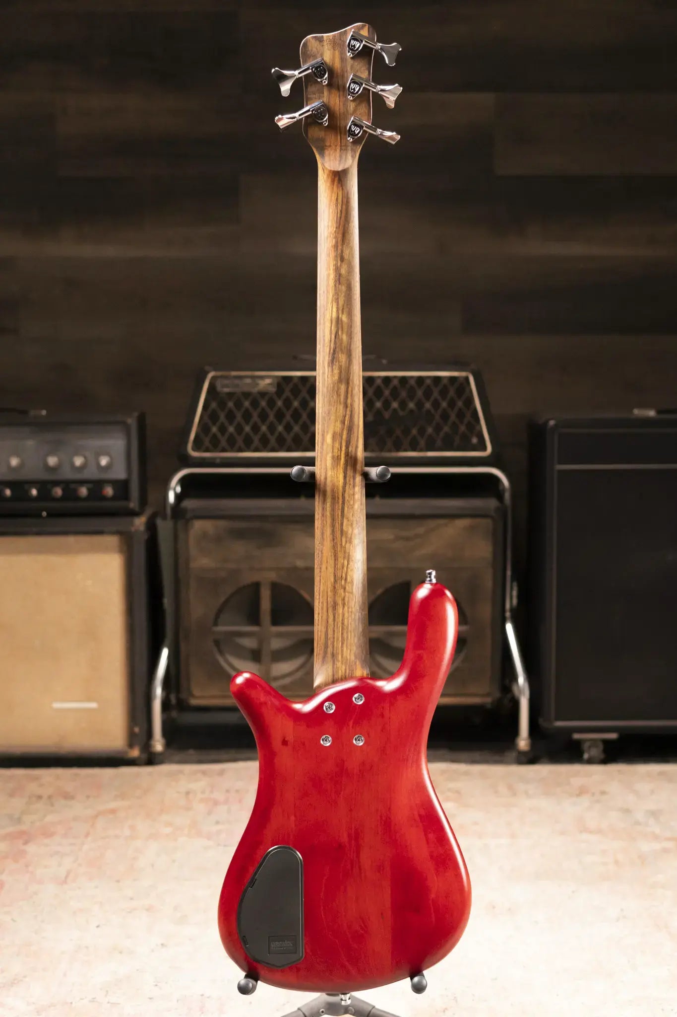 Warwick Pro Series Streamer LX 5-String Electric Bass - Burgundy Red Transparent Satin with Gig Bag