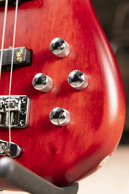 Warwick Pro Series Streamer LX 5-String Electric Bass - Burgundy Red Transparent Satin with Gig Bag