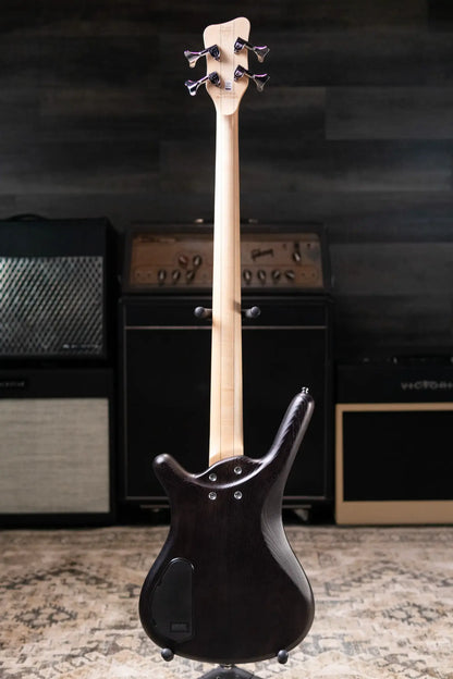 Warwick RockBass Corvette Taranis Electric Bass, BEAD Tuning - Nirvana Black Transparent Satin with Gig Bag