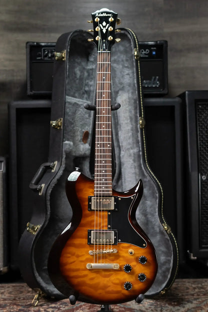 Washburn WI-64DL Electric Guitar - Tobacco Sunburst with Hardshell Case - Used