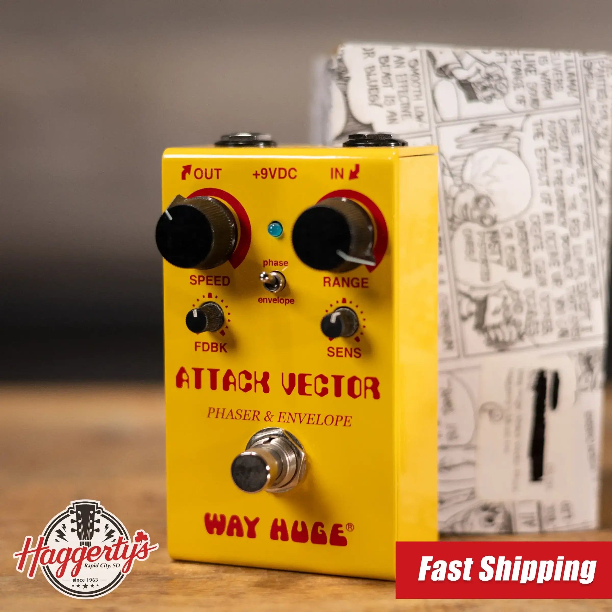 Way Huge Attack Vector Phaser & Envelope Effect Pedal - Used
