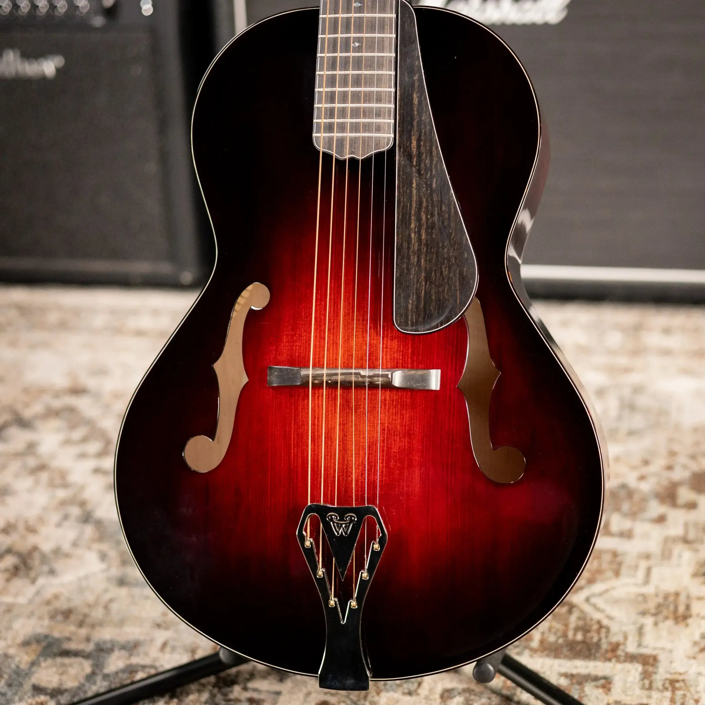 Weber Yellowstone Archtop Acoustic/Electric Guitar with Hardshell Case - Used