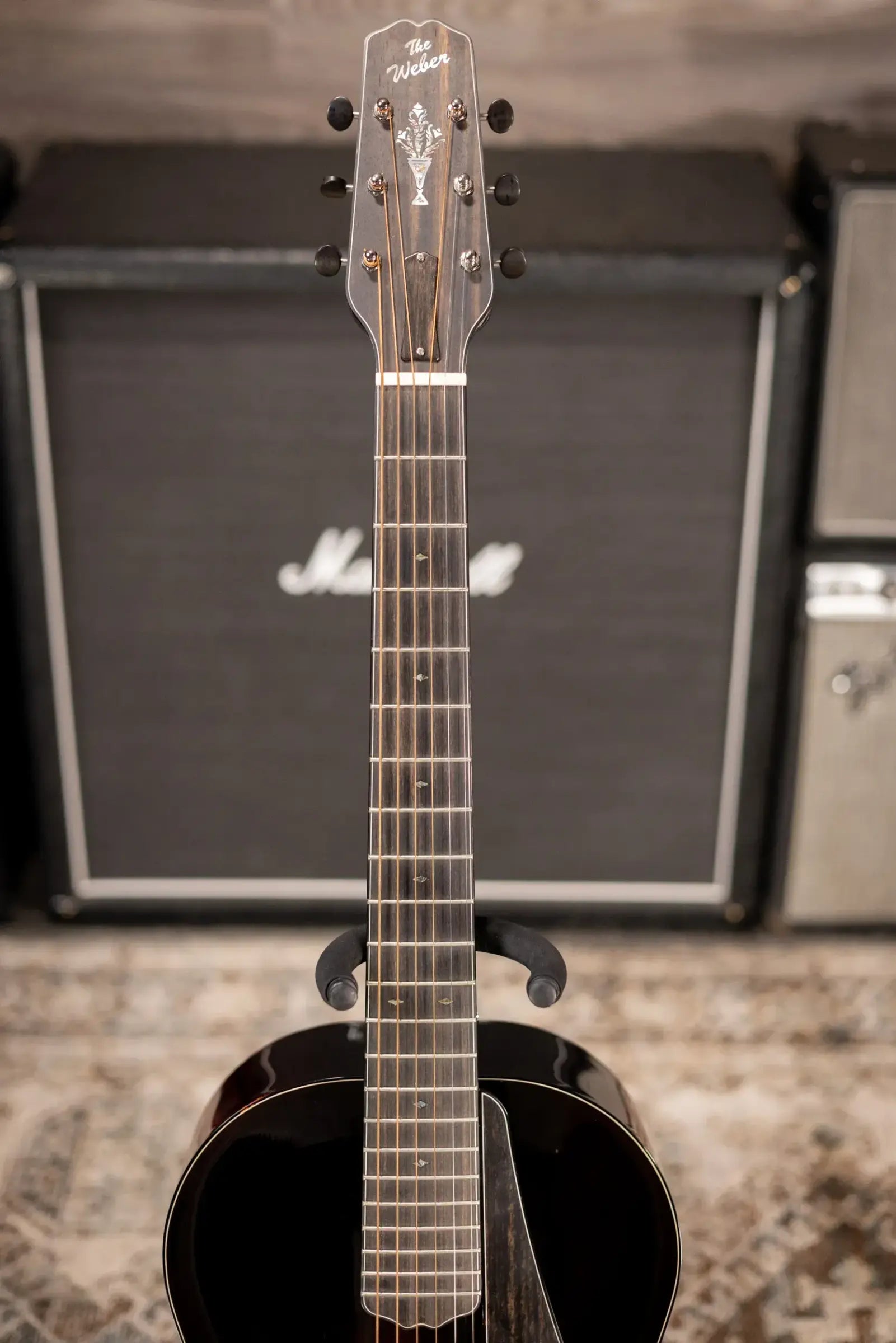 Weber Yellowstone Archtop Acoustic/Electric Guitar with Hardshell Case - Used