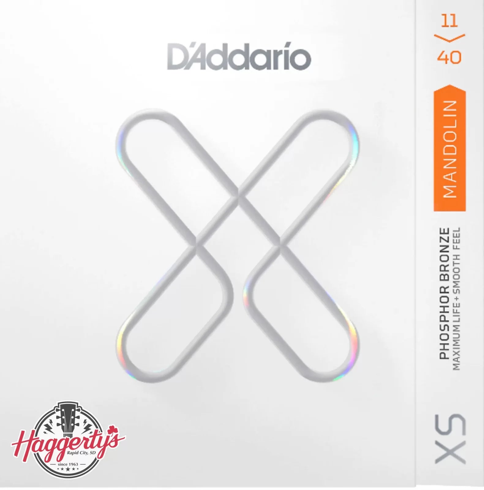 D'Addario XS Phosphor Bronze Mandolin Strings Medium 11-40