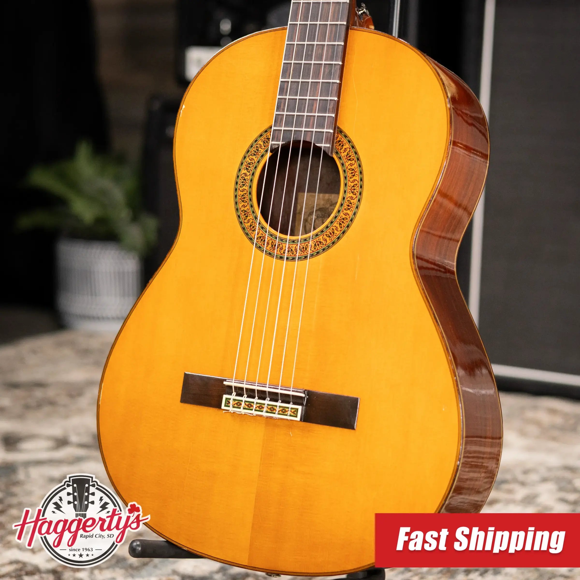 Yamaha 1971 Hand-Made GC-3D Classical Acoustic/Electric Guitar with Hardshell Case - Used