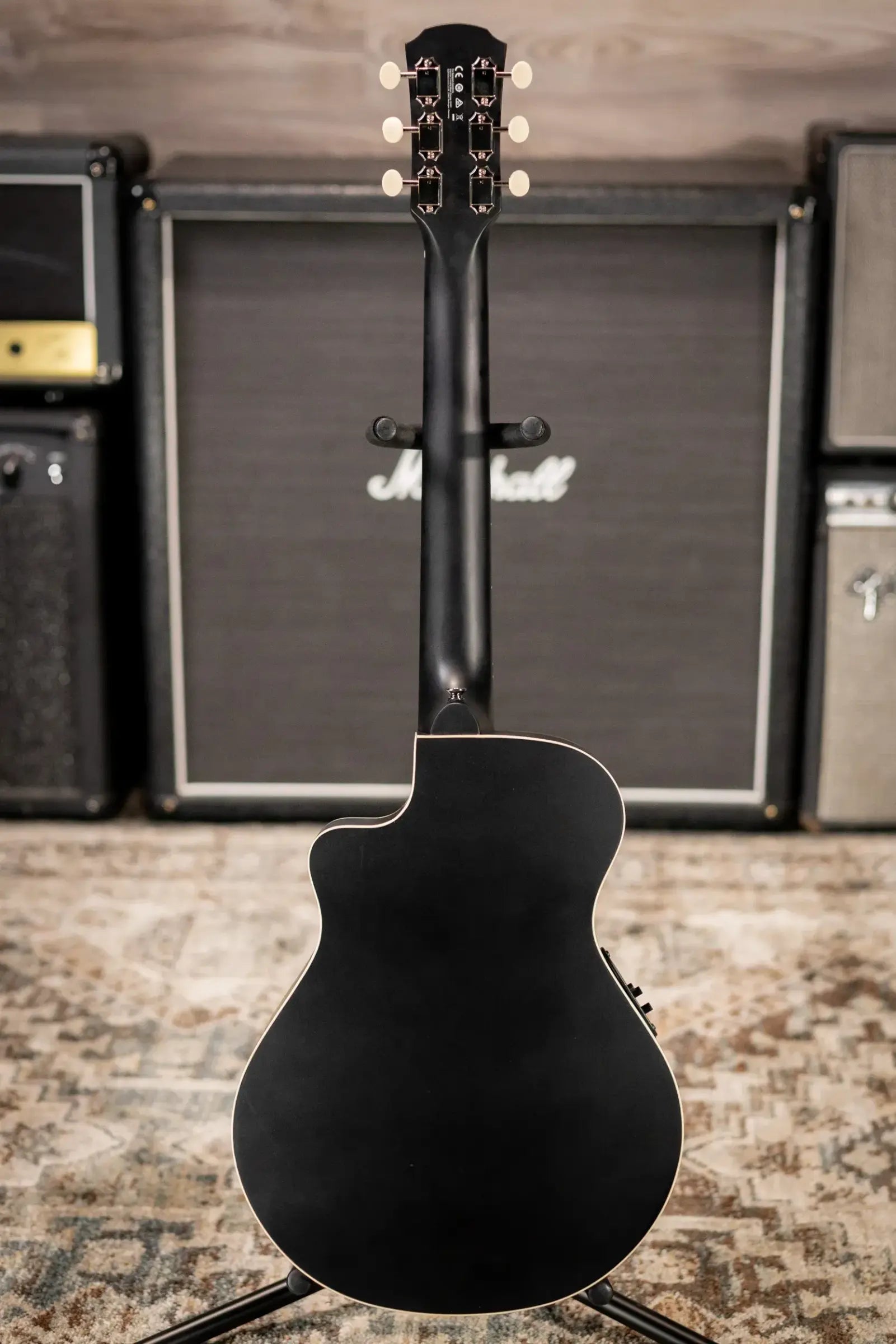 Yamaha APXT2 3/4-Size Thin-Line Cutaway Acoustic/Electric Guitar - Black with Gig Bag