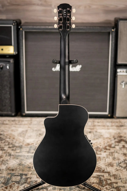 Yamaha APXT2 3/4-Size Thin-Line Cutaway Acoustic/Electric Guitar - Black with Gig Bag