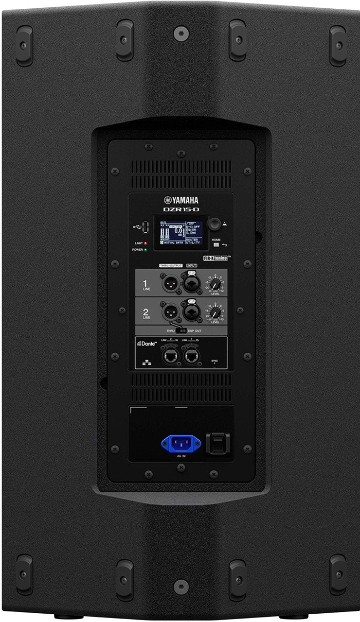 Yamaha DZR15 D 2000 Watt Powered PA Speaker Dante back