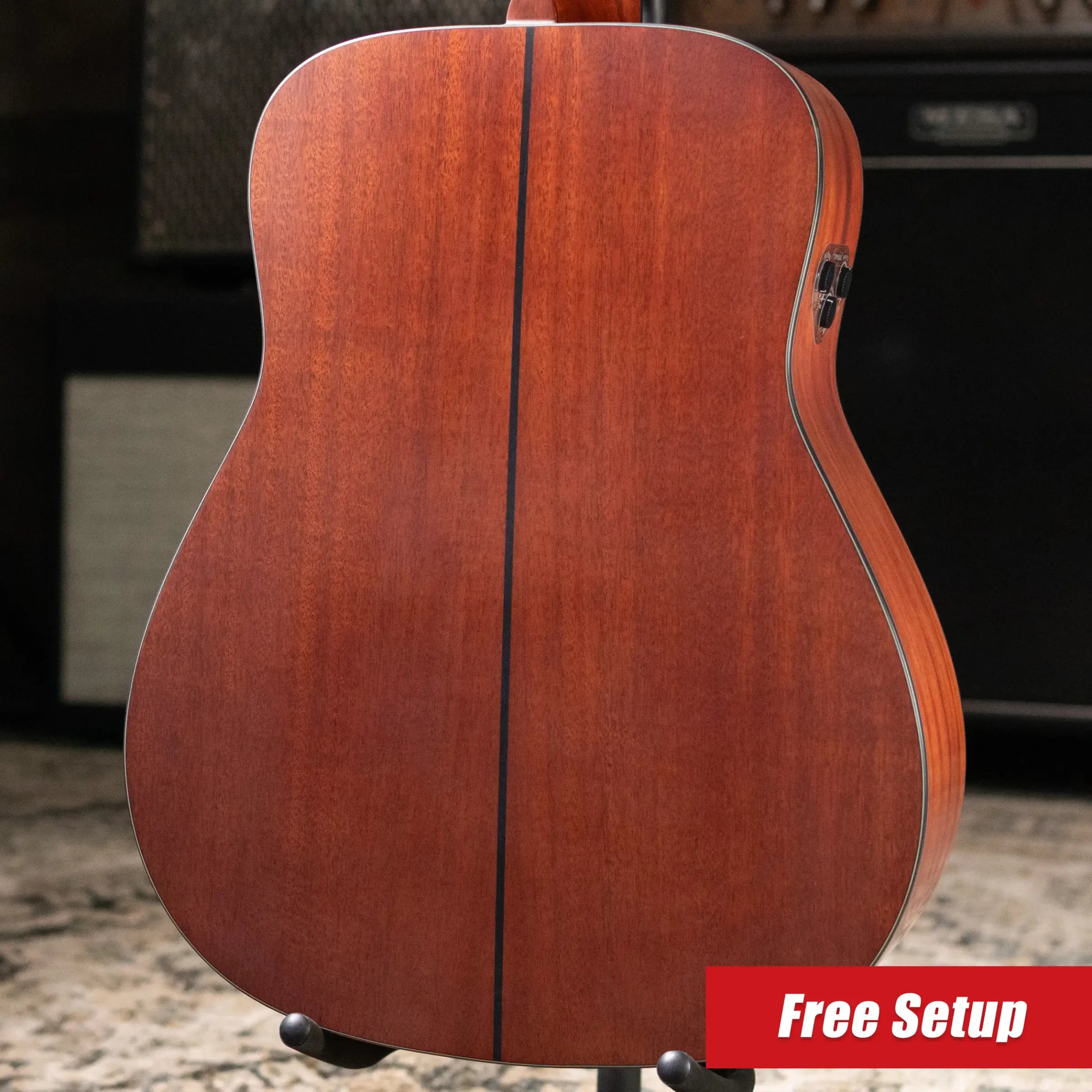 Yamaha FGX3 Red Label Acoustic/Electric Guitar - Vintage Natural with Gig Bag
