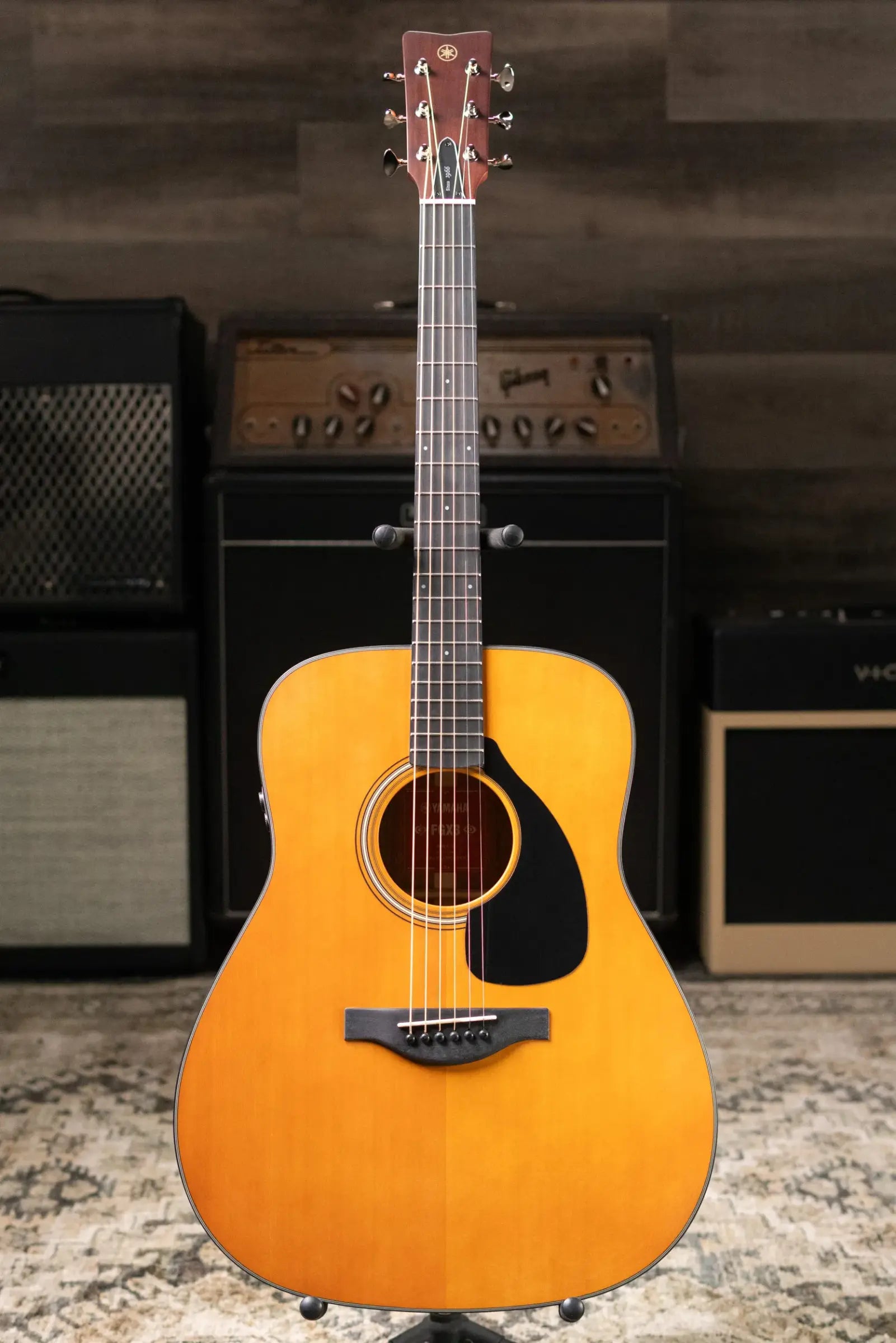 Yamaha FGX3 Red Label Acoustic/Electric Guitar - Vintage Natural with Gig Bag