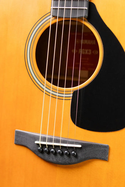 Yamaha FGX3 Red Label Acoustic/Electric Guitar - Vintage Natural with Gig Bag