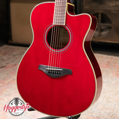 Yamaha FSC-TA TransAcoustic/Electric Guitar - Ruby Red