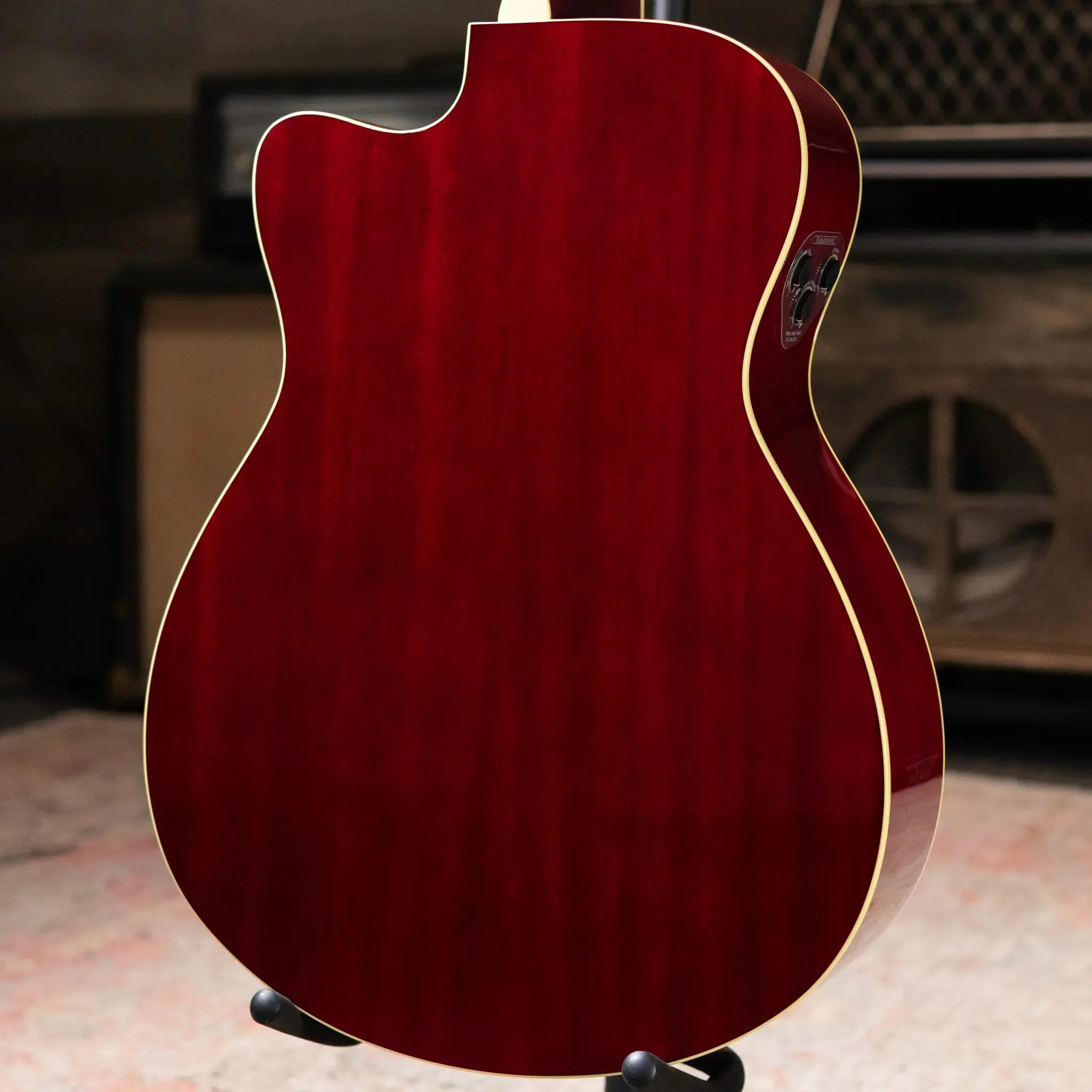 Yamaha FSC-TA TransAcoustic/Electric Guitar - Ruby Red