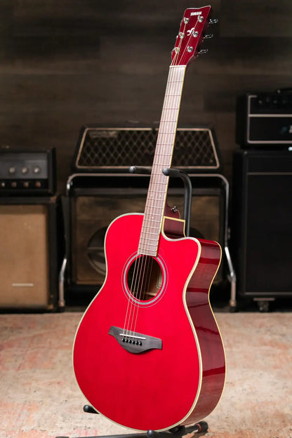 Yamaha FSC-TA TransAcoustic/Electric Guitar - Ruby Red
