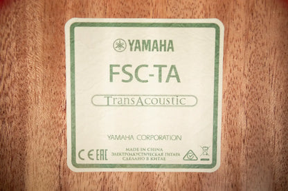 Yamaha FSC-TA TransAcoustic/Electric Guitar - Ruby Red