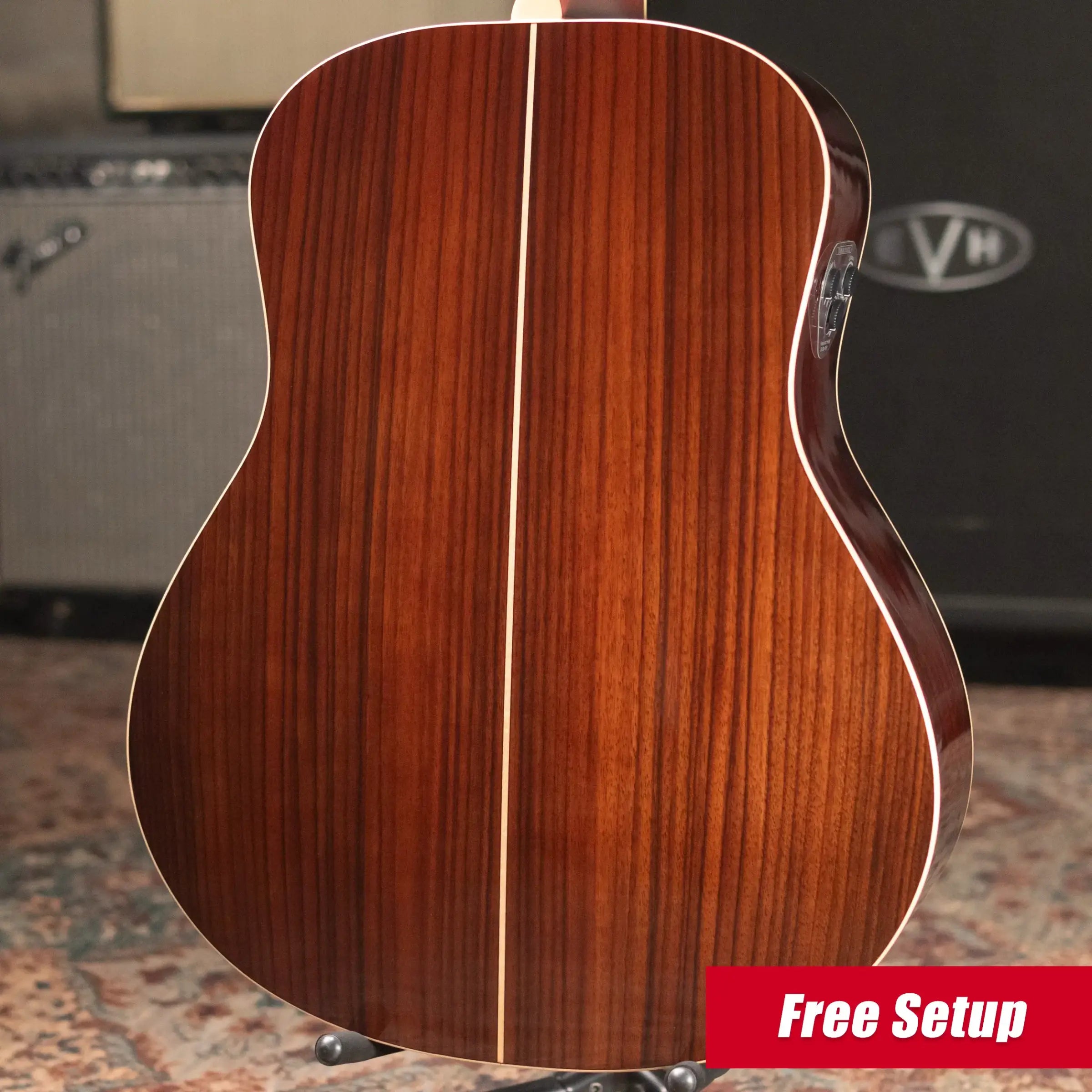 Yamaha LL-TA TransAcoustic Dreadnought Acoustic/Electric Guitar - Brown Sunburst