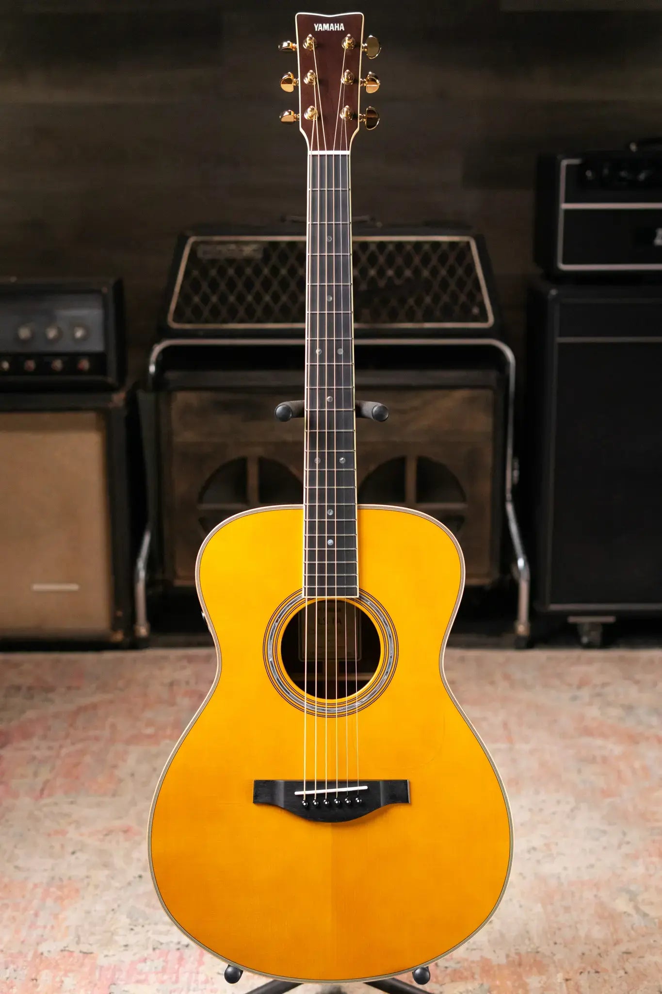 Yamaha LS-TA TransAcoustic/Electric Guitar - Vintage Tint with Gig Bag