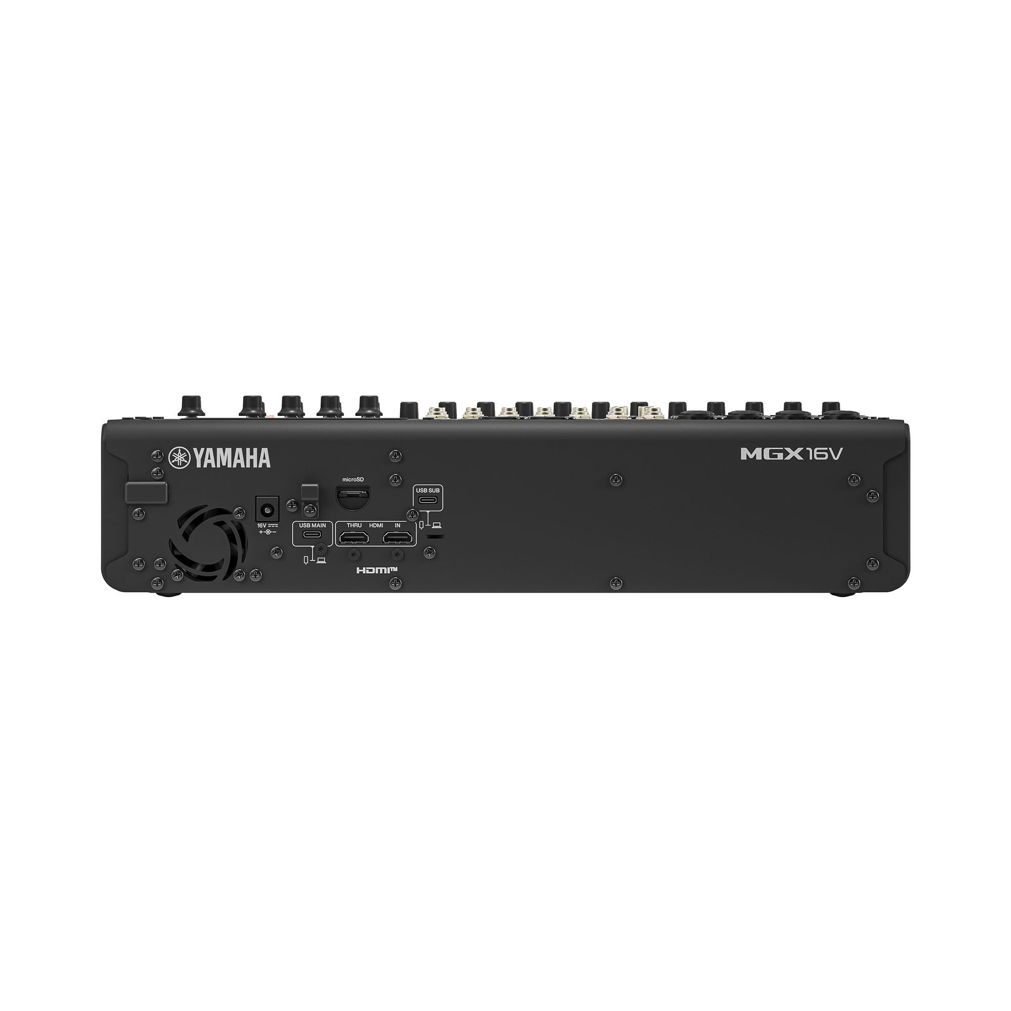 Yamaha MGX16V Digital Console Mixer with Video - Black
