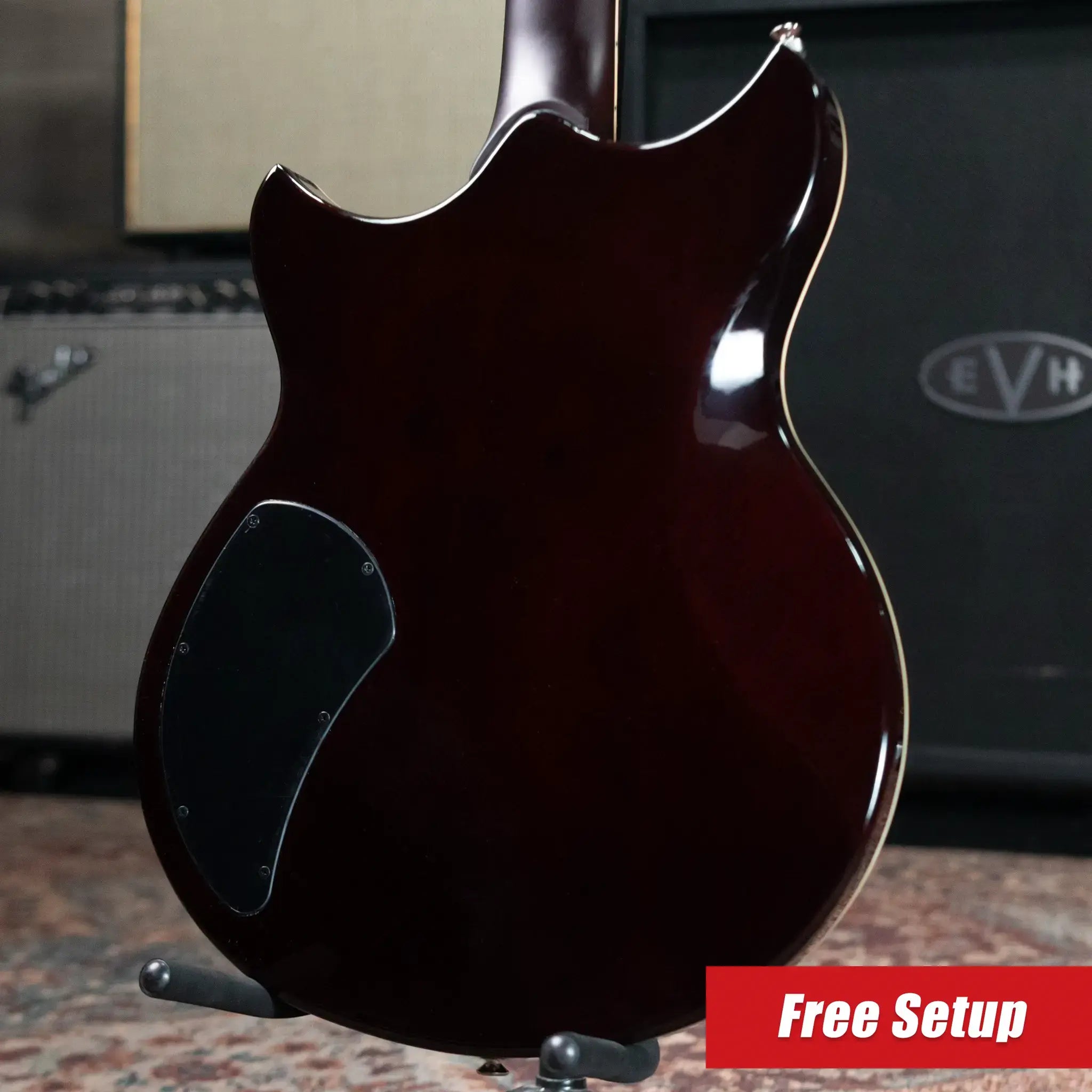 Yamaha RSS02T BL Revstar Standard Electric Guitar - Black with Gig Bag