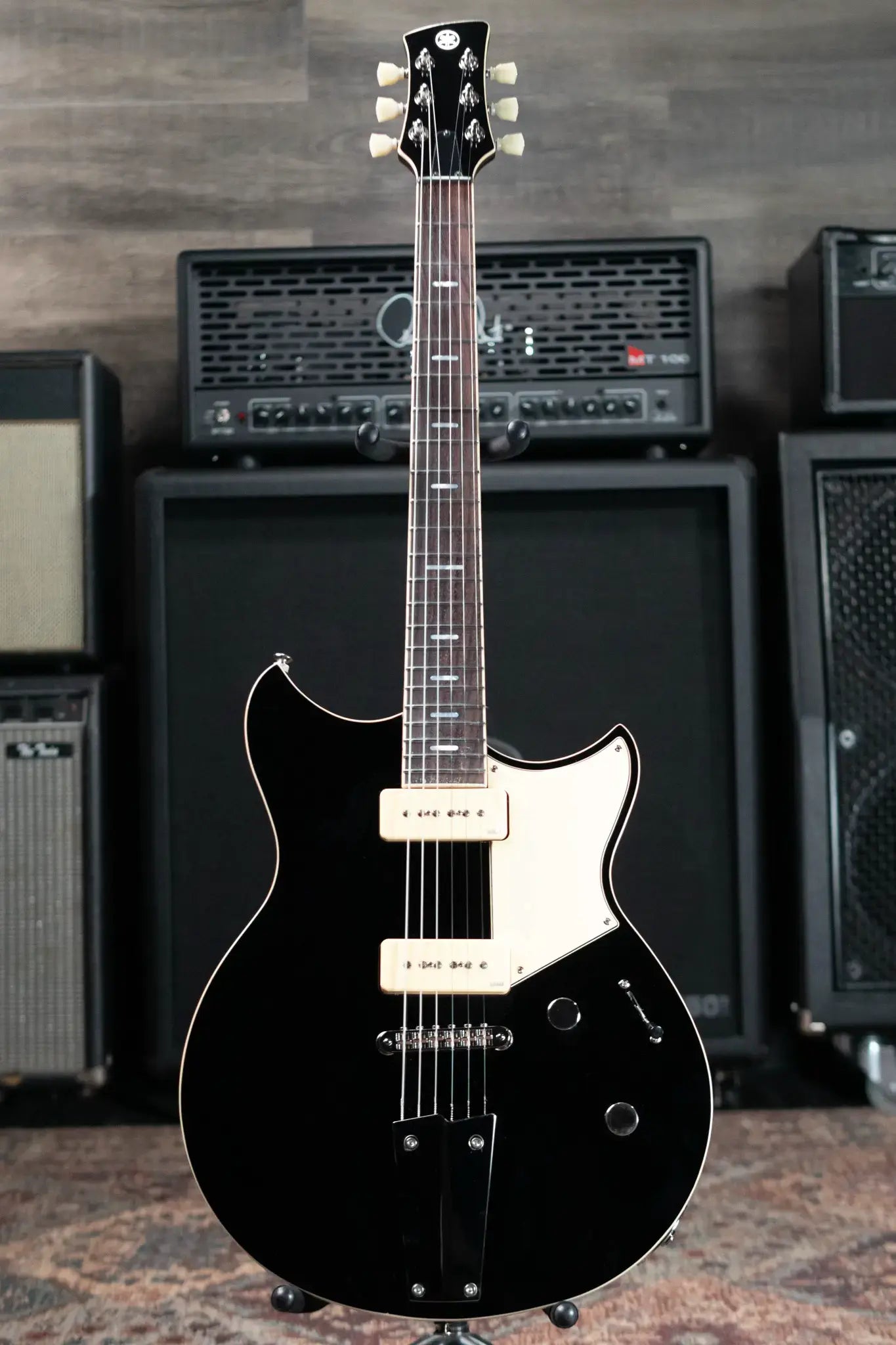 Yamaha RSS02T BL Revstar Standard Electric Guitar - Black with Gig Bag
