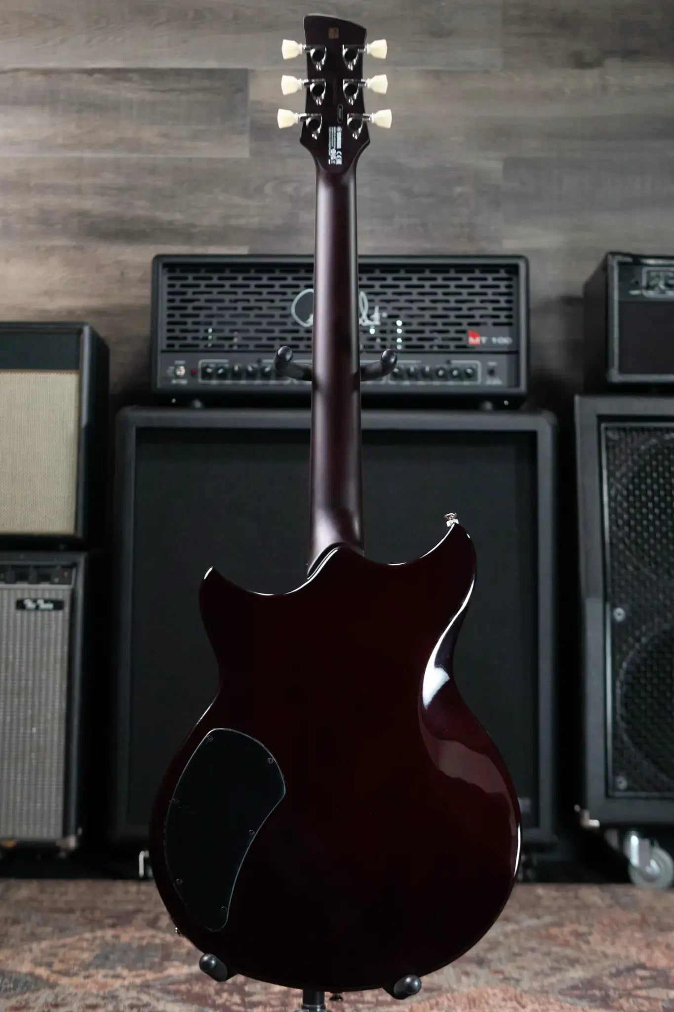 Yamaha RSS02T BL Revstar Standard Electric Guitar - Black with Gig Bag