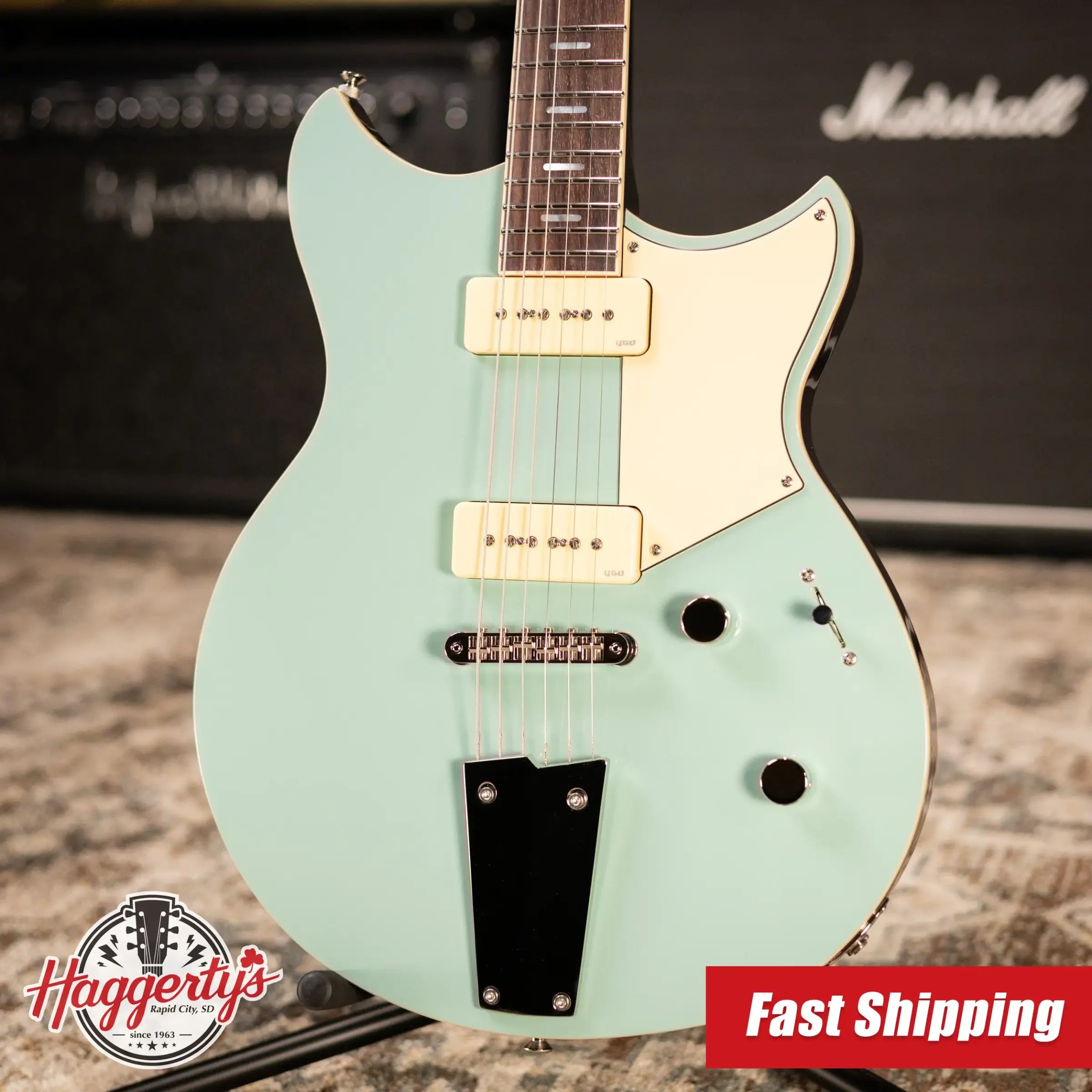 Yamaha RSS02T Revstar Standard Electric Guitar - Sonic Blue with Gig Bag