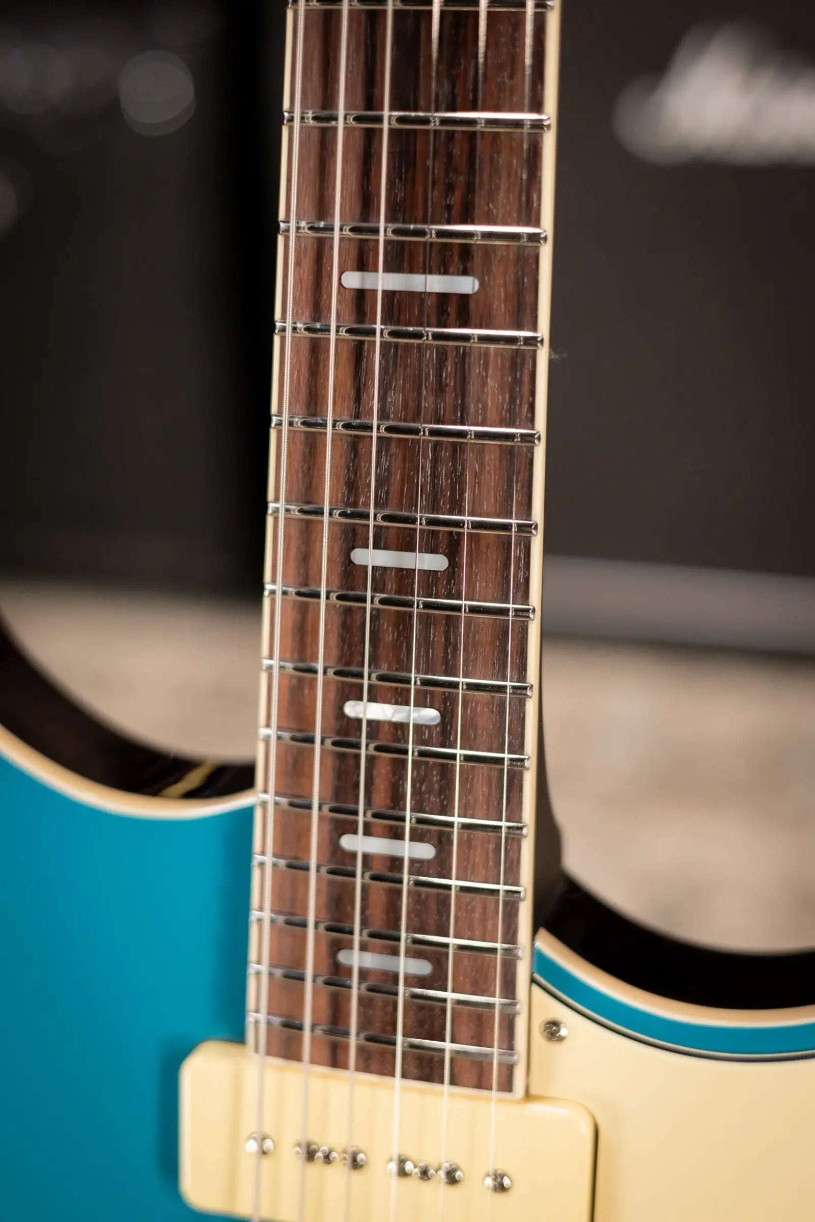 Yamaha Revstar RSS02T P-90 Electric Guitar - Swift Blue with Gig Bag