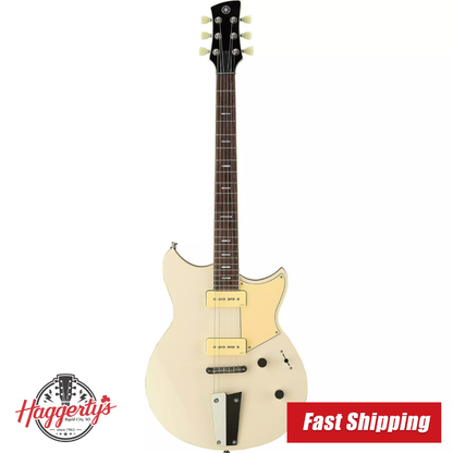 Yamaha Revstar RSS02T P-90 Electric Guitar - Vintage White with Gig Bag