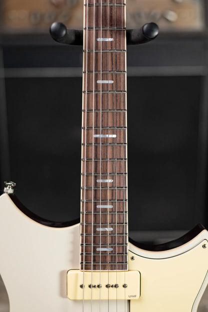 Yamaha Revstar RSS02T P-90 Electric Guitar - Vintage White with Gig Bag