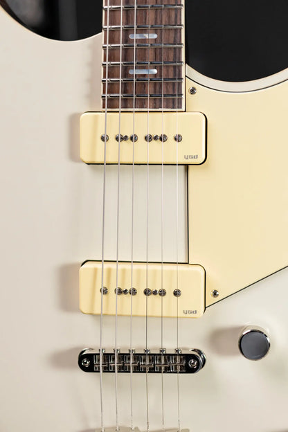 Yamaha Revstar RSS02T P-90 Electric Guitar - Vintage White with Gig Bag