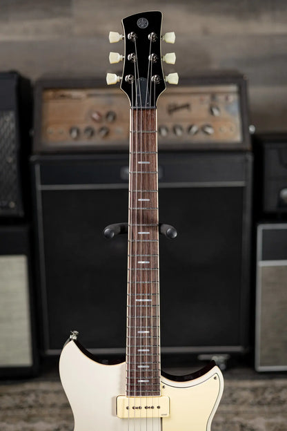 Yamaha Revstar RSS02T P-90 Electric Guitar - Vintage White with Gig Bag