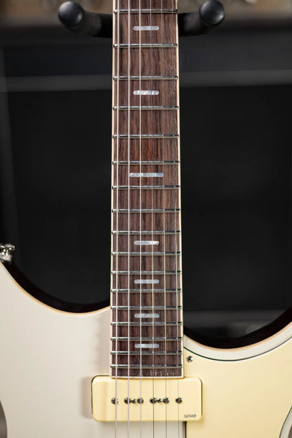 Yamaha Revstar RSS02T P-90 Electric Guitar - Vintage White with Gig Bag
