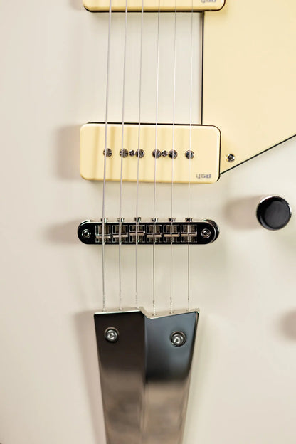 Yamaha Revstar RSS02T P-90 Electric Guitar - Vintage White with Gig Bag