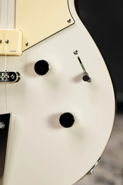 Yamaha Revstar RSS02T P-90 Electric Guitar - Vintage White with Gig Bag
