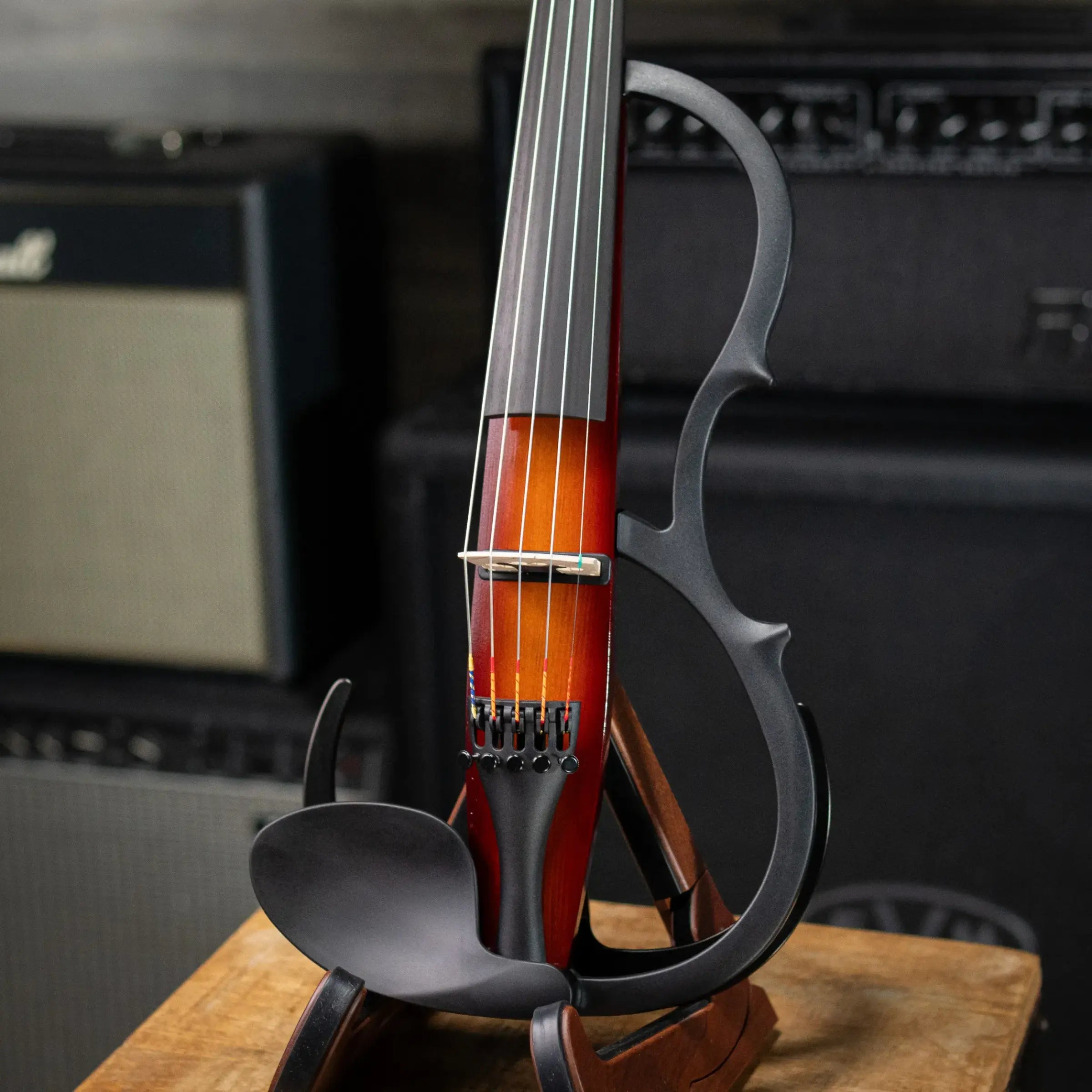 Yamaha Silent Series SV-255 5-String Electric Violin - Shaded Brown