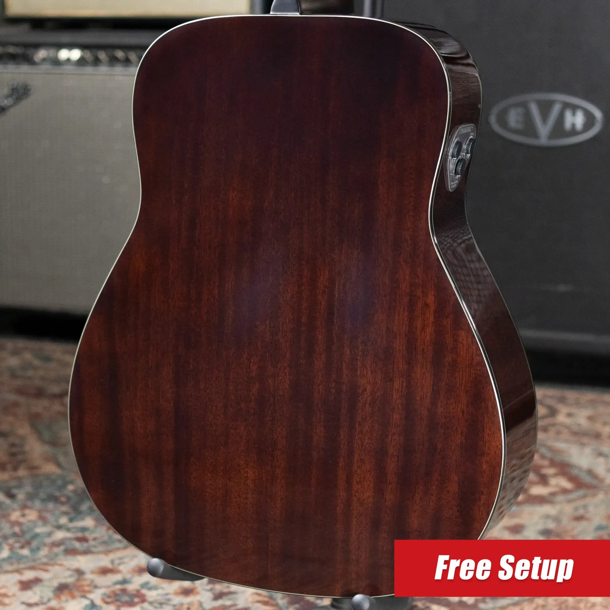 Yamaha TAG1E TransAcoustic Acoustic/Electric Guitar - Translucent Black with Gig Bag