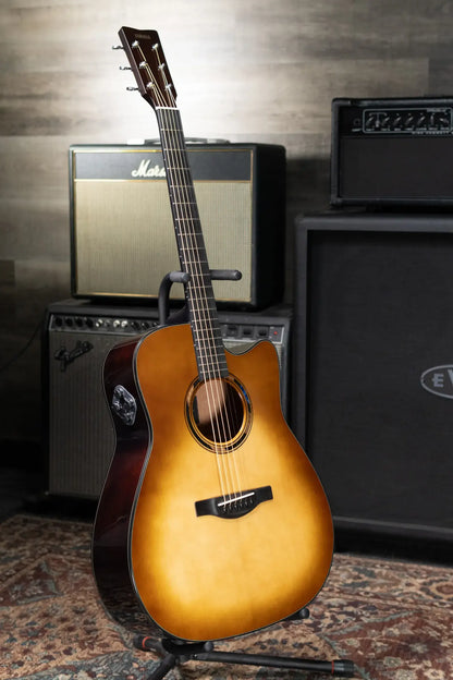 Yamaha TAG1 C Dreadnought Cutaway Acoustic/Electric Guitar - Sand Burst with Gig Bag