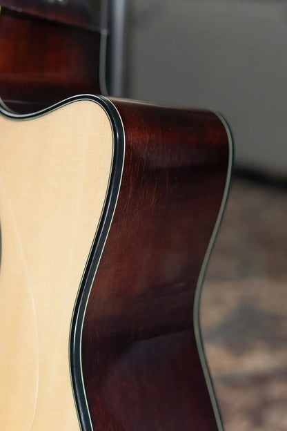 Yamaha TAG1 C TransAcoustic Dreadnought Cutaway Acoustic/Electric Guitar - Natural with Gig Bag
