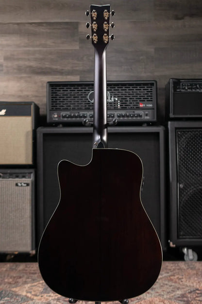 Yamaha TAG3 C TransAcoustic Dreadnought Acoustic/Electric Guitar - Natural with Softshell Case